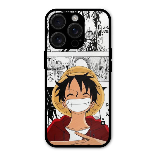Manga Style Luffy Shockproof Hybrid Protection (Metal + TPU) Back Case Cover