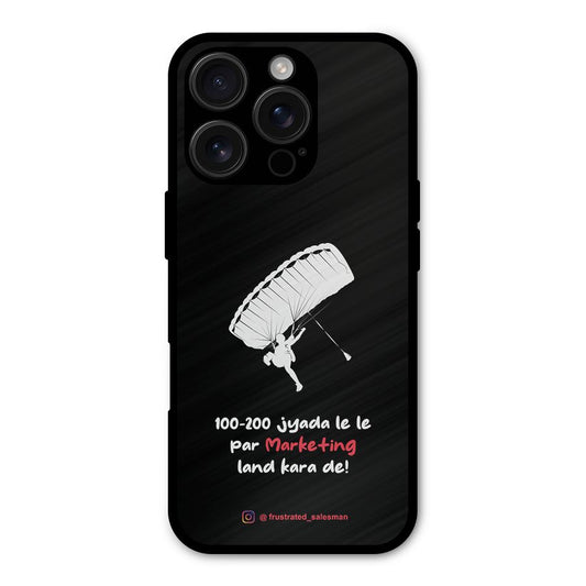 Marketing Land Kara De Black Shockproof Hybrid Protection (Metal + TPU) Back Case Cover