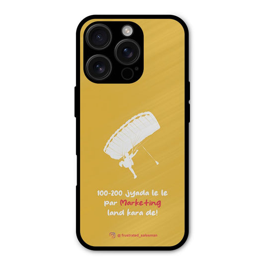 Marketing Land Kara De Mustard Yellow Shockproof Hybrid Protection (Metal + TPU) Back Case Cover