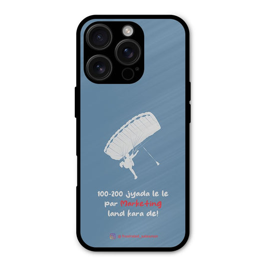 Marketing Land Kara De SteelBlue Shockproof Hybrid Protection (Metal + TPU) Back Case Cover