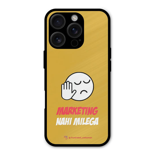 Marketing Nahi Milega Mustard Yellow Shockproof Hybrid Protection (Metal + TPU) Back Case Cover