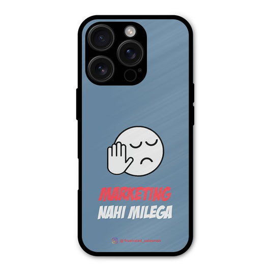 Marketing Nahi Milega SteelBlue Shockproof Hybrid Protection (Metal + TPU) Back Case Cover