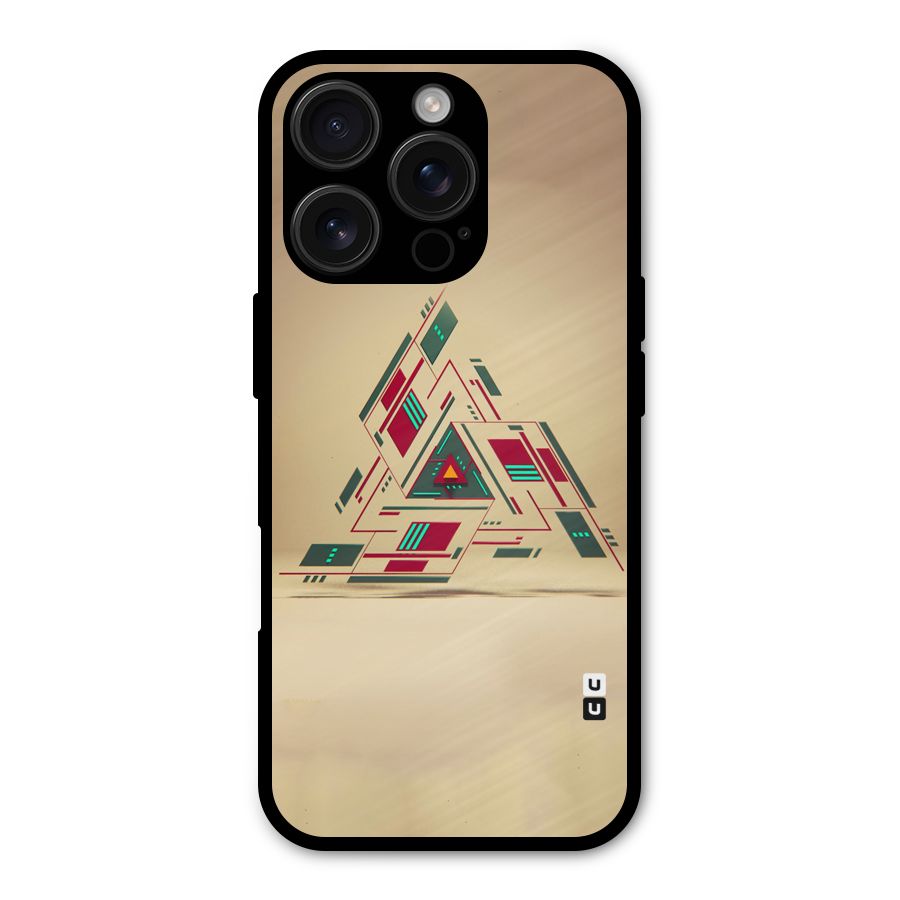 Maze Triangle Shockproof Hybrid Protection (Metal + TPU) Back Case Cover