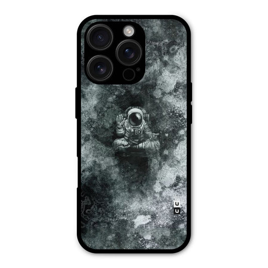 Meditating Spaceman Shockproof Hybrid Protection (Metal + TPU) Back Case Cover