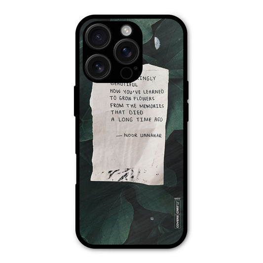 Memories Shockproof Hybrid Protection (Metal + TPU) Back Case Cover