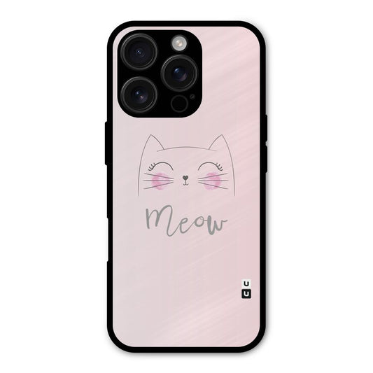 Meow Pink Shockproof Hybrid Protection (Metal + TPU) Back Case Cover