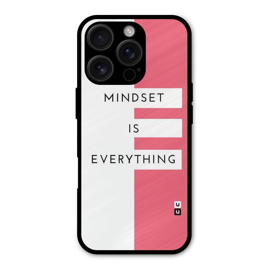 Mindset is Everything Shockproof Hybrid Protection (Metal + TPU) Back Case Cover