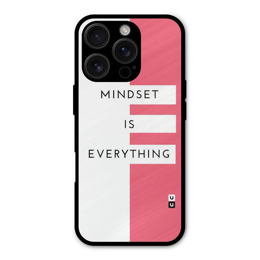 Mindset is Everything Shockproof Hybrid Protection (Metal + TPU) Back Case Cover