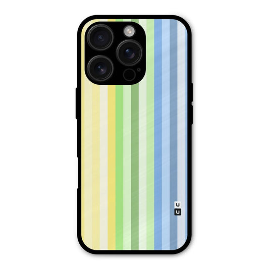Minimal Pastel Shades Stripes Shockproof Hybrid Protection (Metal + TPU) Back Case Cover