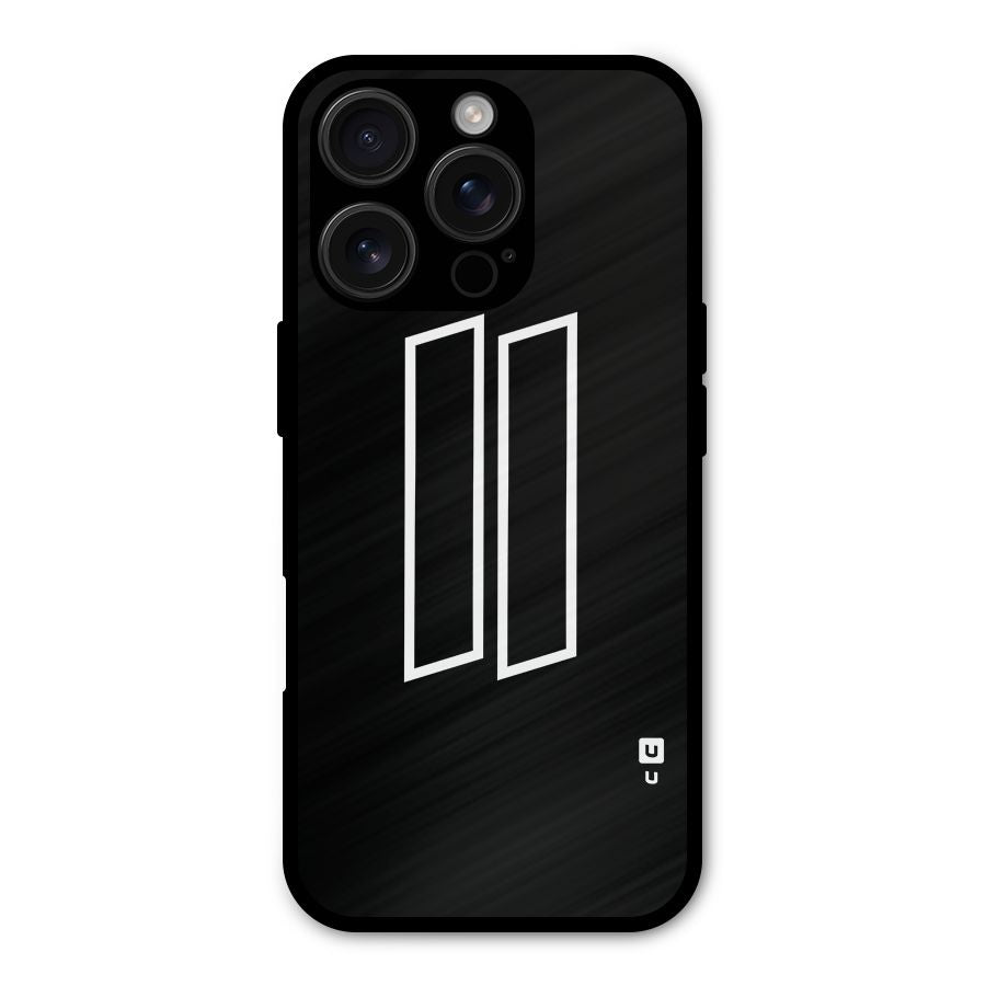 Minimal Slant Rectangles Shockproof Hybrid Protection (Metal + TPU) Back Case Cover