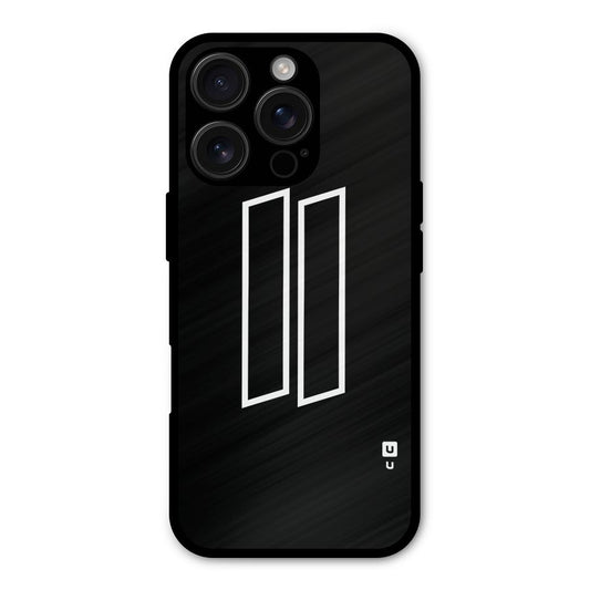 Minimal Slant Rectangles Shockproof Hybrid Protection (Metal + TPU) Back Case Cover