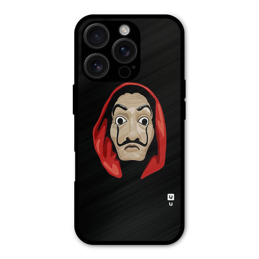 Money Heist Mask Shockproof Hybrid Protection (Metal + TPU) Back Case Cover