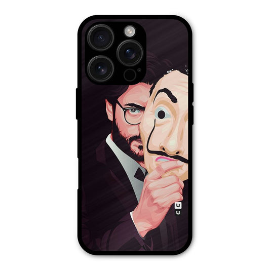 Money Heist Professor Art Shockproof Hybrid Protection (Metal + TPU) Back Case Cover