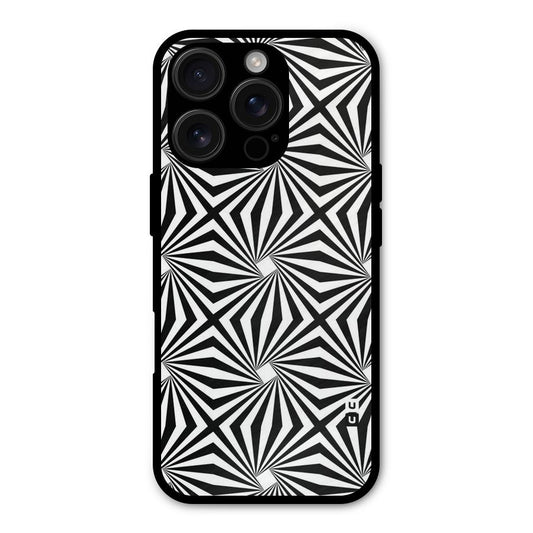 Monochromatic Swirls Shockproof Hybrid Protection (Metal + TPU) Back Case Cover