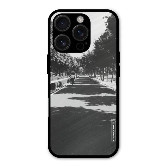 Monochrome Path Shockproof Hybrid Protection (Metal + TPU) Back Case Cover