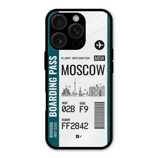 Moscow Boarding Pass Shockproof Hybrid Protection (Metal + TPU) Back Case Cover