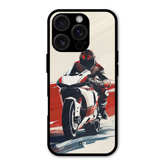 Motosport Rider Shockproof Hybrid Protection (Metal + TPU) Back Case Cover