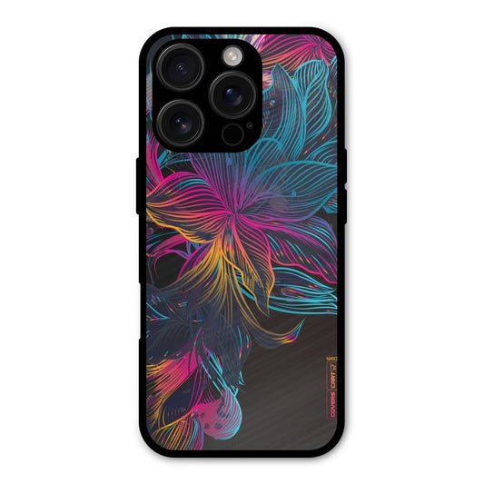 Multi-Colour Flowers Shockproof Hybrid Protection (Metal + TPU) Back Case Cover
