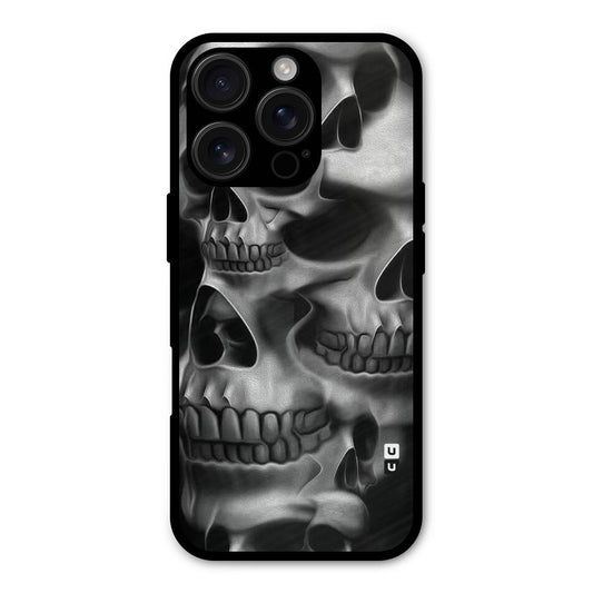 Multiple Skulls Shockproof Hybrid Protection (Metal + TPU) Back Case Cover