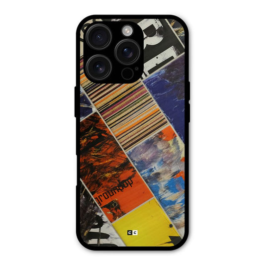 Multiple Textures Shockproof Hybrid Protection (Metal + TPU) Back Case Cover