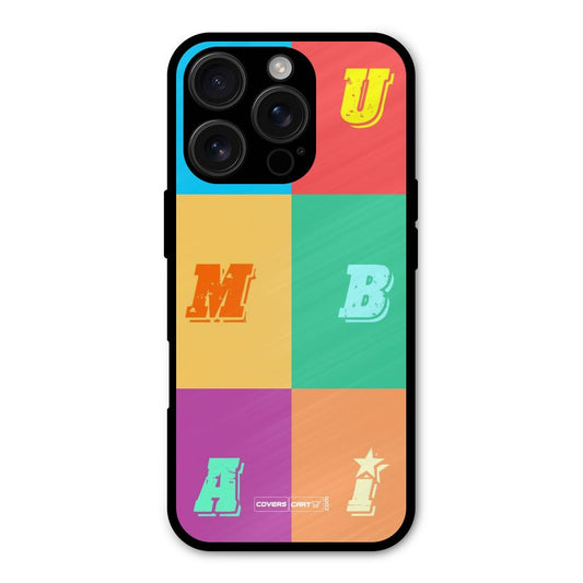 Mumbai Alphabets Shockproof Hybrid Protection (Metal + TPU) Back Case Cover