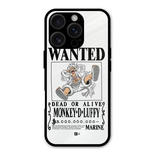 Munkey D Luffy Wanted  Shockproof Hybrid Protection (Metal + TPU) Back Case Cover