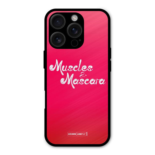 Muscles and Mascara Shockproof Hybrid Protection (Metal + TPU) Back Case Cover