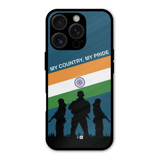 My Country My Pride Shockproof Hybrid Protection (Metal + TPU) Back Case Cover