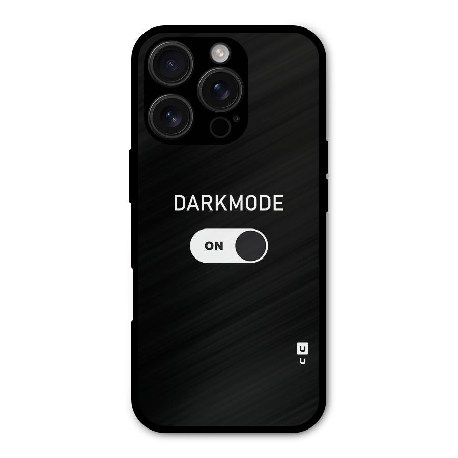 My Darkmode On Shockproof Hybrid Protection (Metal + TPU) Back Case Cover
