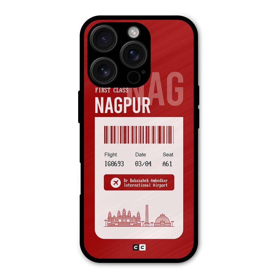 Nagpur Boarding Pass Shockproof Hybrid Protection (Metal + TPU) Back Case Cover