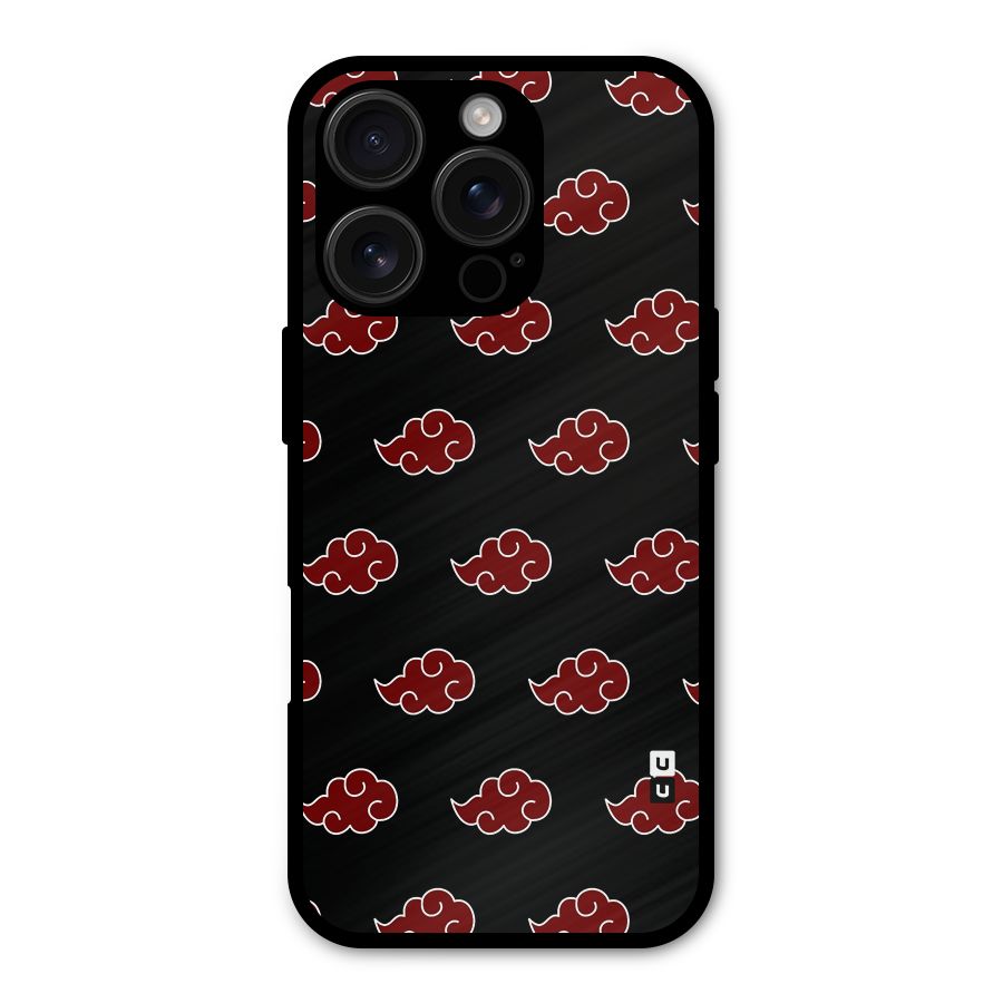 Naruto Akatsuki Pattern Shockproof Hybrid Protection (Metal + TPU) Back Case Cover