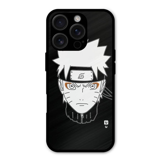 Naruto Black and White Art Shockproof Hybrid Protection (Metal + TPU) Back Case Cover