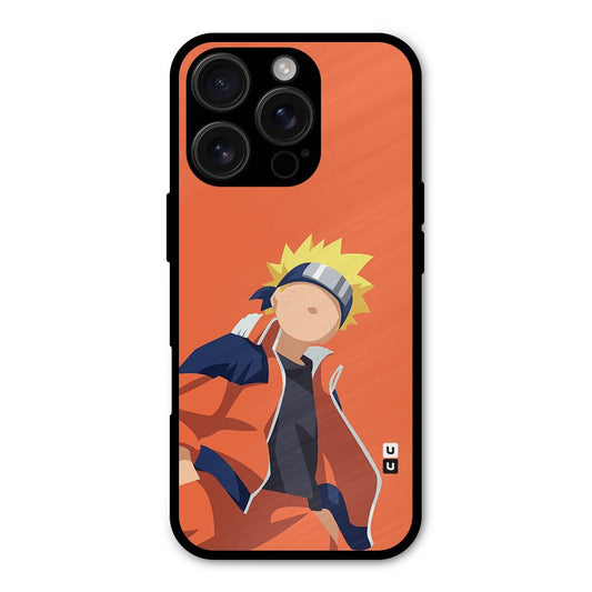 Naruto Uzumaki Minimalist Shockproof Hybrid Protection (Metal + TPU) Back Case Cover