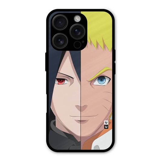 Naruto and Sasuke Shockproof Hybrid Protection (Metal + TPU) Back Case Cover