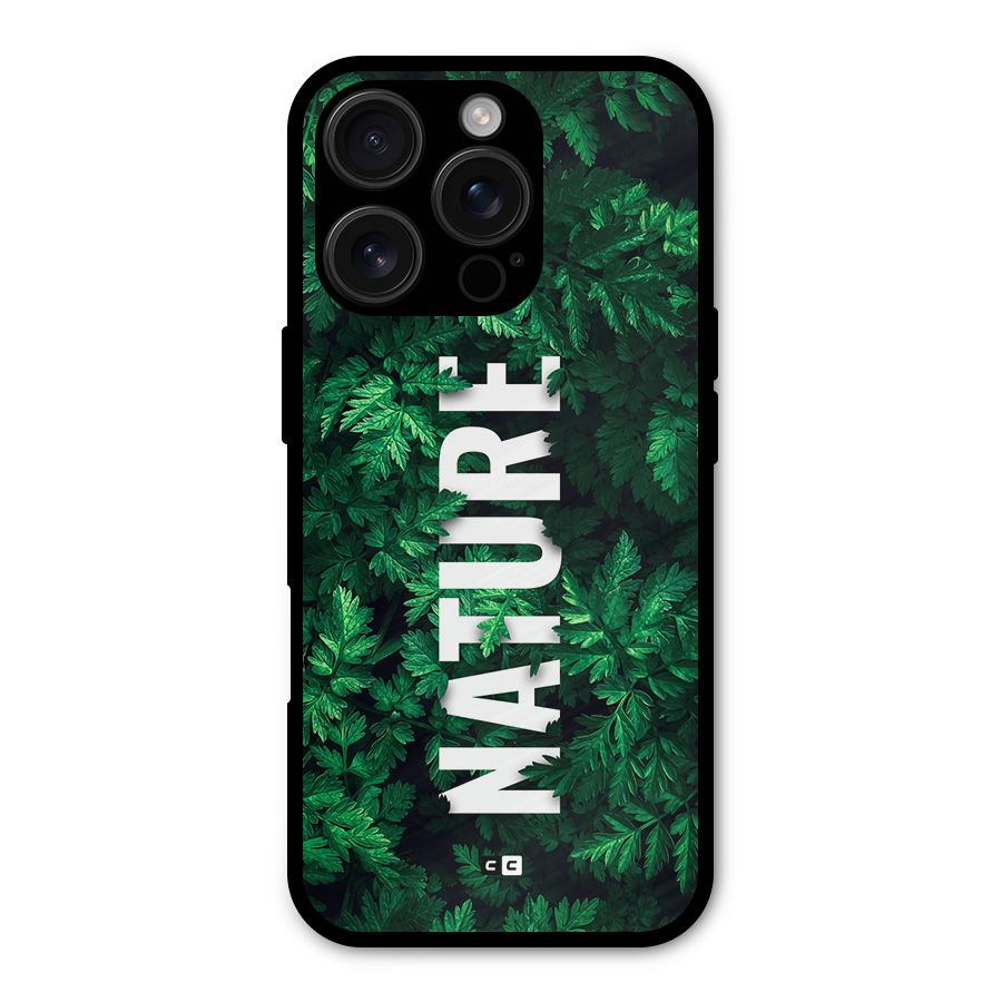 Nature Leaves Shockproof Hybrid Protection (Metal + TPU) Back Case Cover
