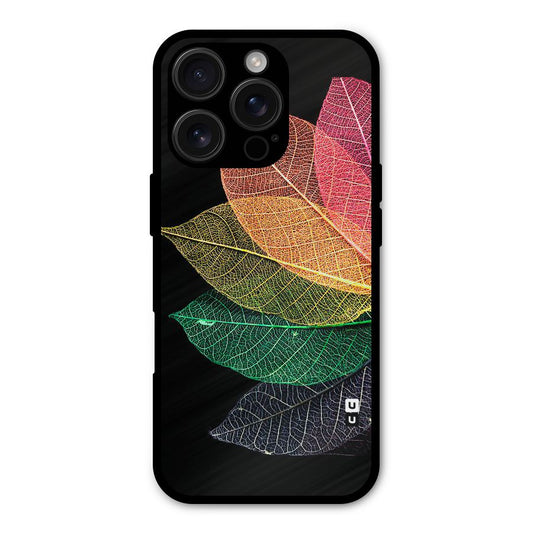 Net Leaf Color Design Shockproof Hybrid Protection (Metal + TPU) Back Case Cover