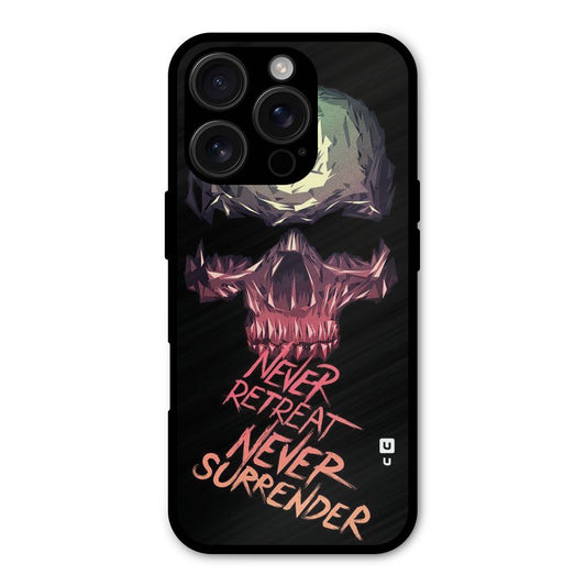 Never Retreat Shockproof Hybrid Protection (Metal + TPU) Back Case Cover