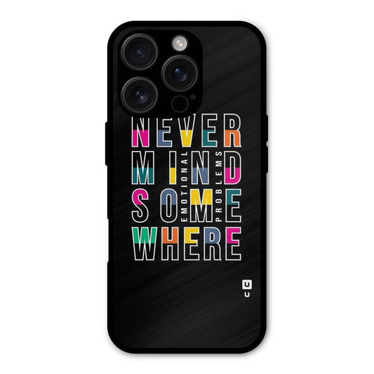 Nevermind Somewhere Shockproof Hybrid Protection (Metal + TPU) Back Case Cover