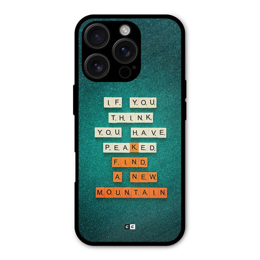 New Mountain Shockproof Hybrid Protection (Metal + TPU) Back Case Cover