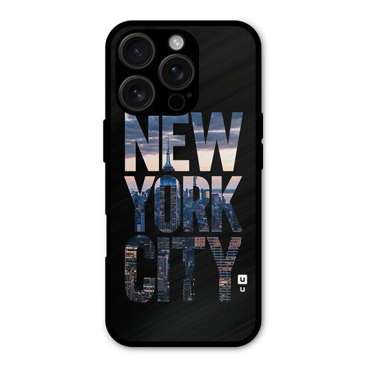 New York City Shockproof Hybrid Protection (Metal + TPU) Back Case Cover