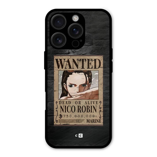 Nico Robin Wanted Shockproof Hybrid Protection (Metal + TPU) Back Case Cover
