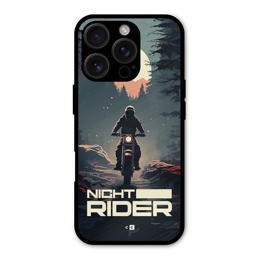 Night Rider Shockproof Hybrid Protection (Metal + TPU) Back Case Cover