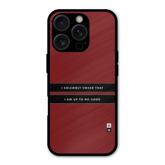 No Good Swear Shockproof Hybrid Protection (Metal + TPU) Back Case Cover