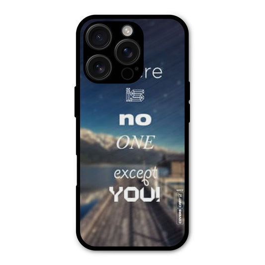 No One But You Shockproof Hybrid Protection (Metal + TPU) Back Case Cover