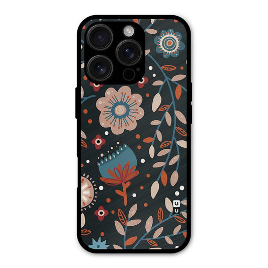 Nordic Arts Flowery Space Shockproof Hybrid Protection (Metal + TPU) Back Case Cover