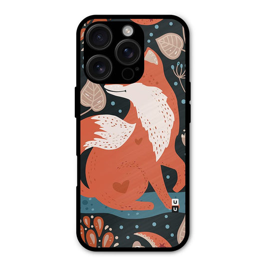 Nordic Arts Fox Shockproof Hybrid Protection (Metal + TPU) Back Case Cover