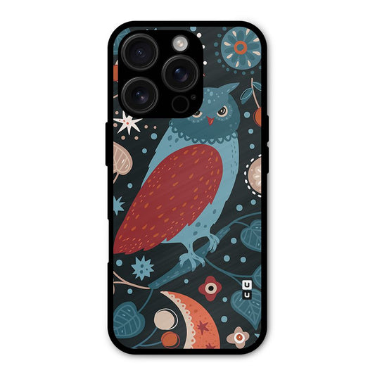 Nordic Arts Owl Shockproof Hybrid Protection (Metal + TPU) Back Case Cover