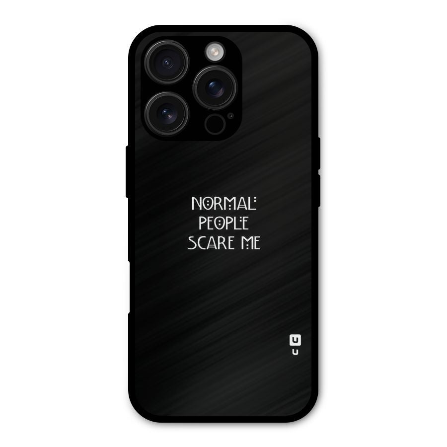 Normal People Shockproof Hybrid Protection (Metal + TPU) Back Case Cover