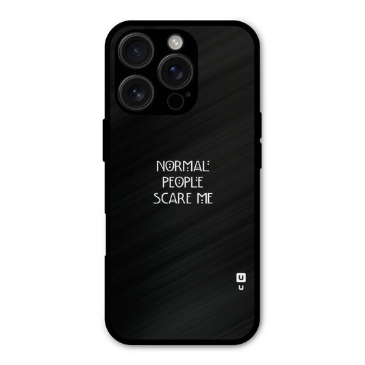 Normal People Shockproof Hybrid Protection (Metal + TPU) Back Case Cover