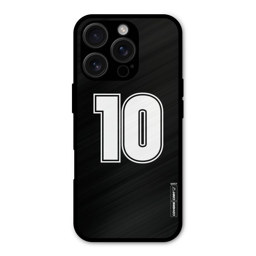 Number 10 Shockproof Hybrid Protection (Metal + TPU) Back Case Cover